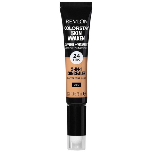 3/$10 Revlon 050 Medium Deep Color Stay Skin Awaken 5 in 1 Concealer - Picture 1 of 4